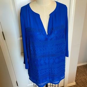 Meera Lane Blue Blouse